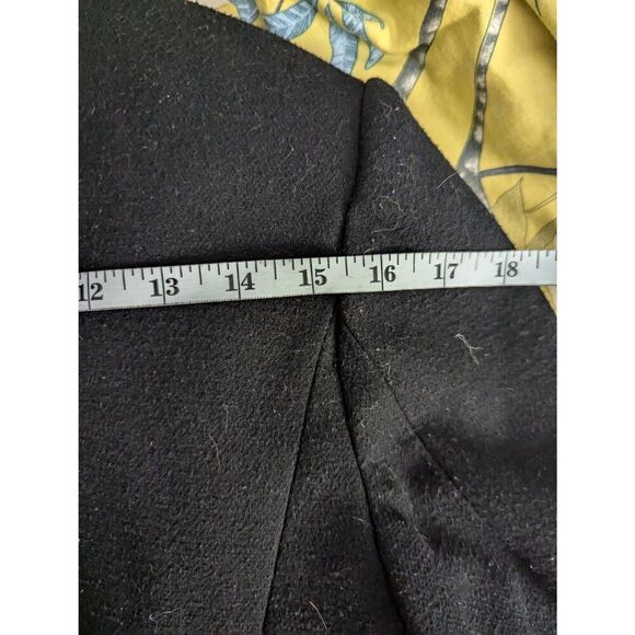 Vintage Aishty Women’s Medium Black Single Button Blazer Jacket Coat - Picture 6 of 8